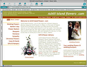 Achill Island Flowers Web site